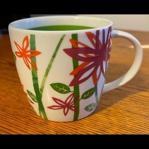 Starbucks 2007 Floral Bamboo Mug